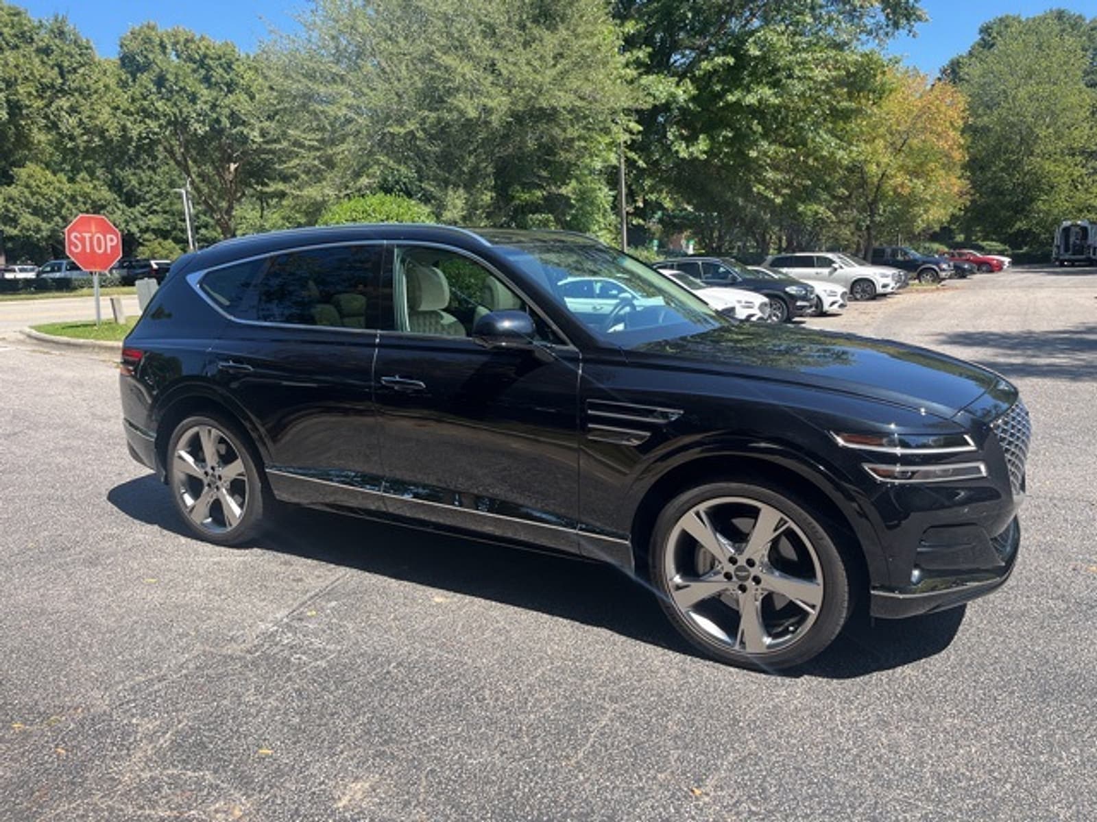 Certified 2021 GENESIS GV80 Advanced+ with VIN KMUHCESC9MU063866 for sale in Cary, NC