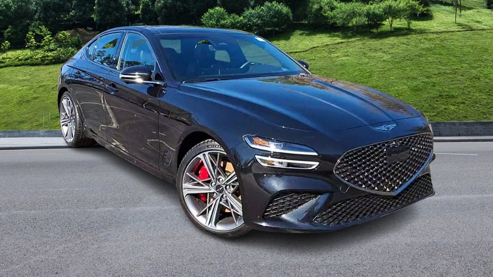 Certified 2025 GENESIS G70 Sport Advanced with VIN KMTG54SE5SU155432 for sale in Cary, NC