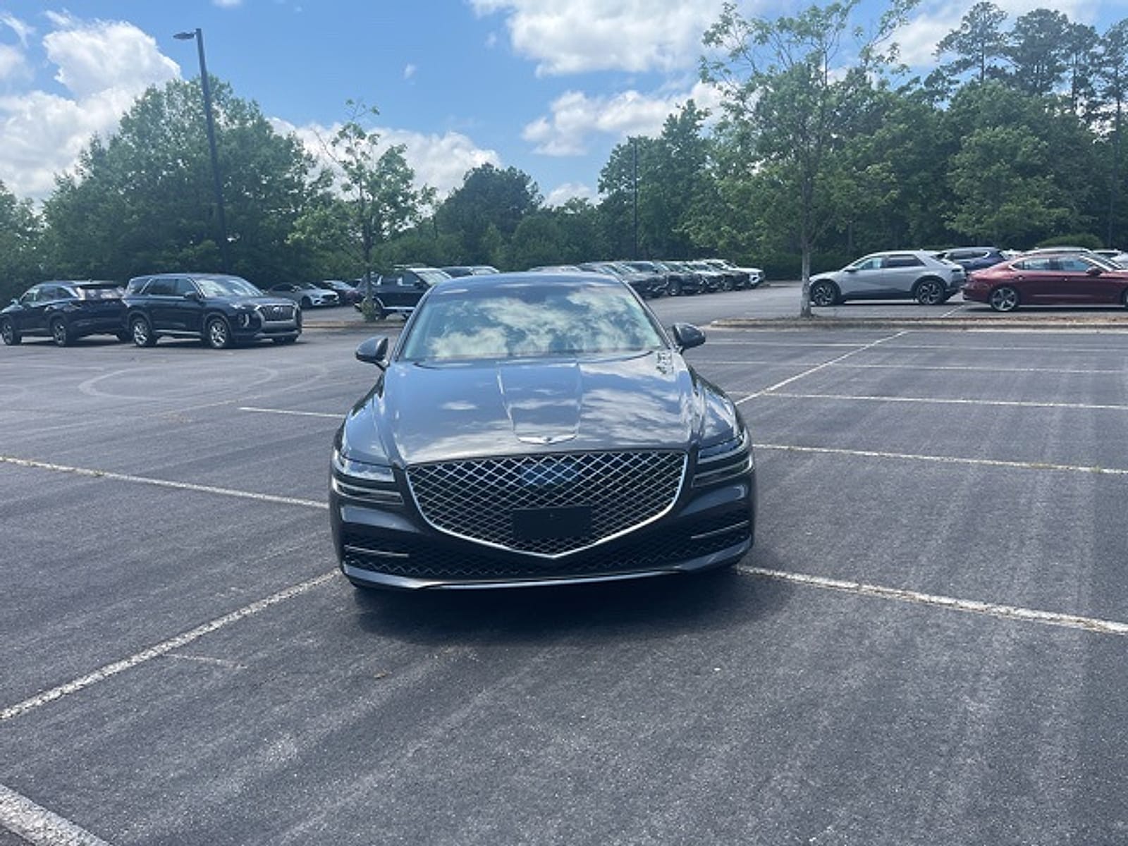 Certified 2024 GENESIS G80 Base with VIN KMTGB4SC7RU242038 for sale in Cary, NC
