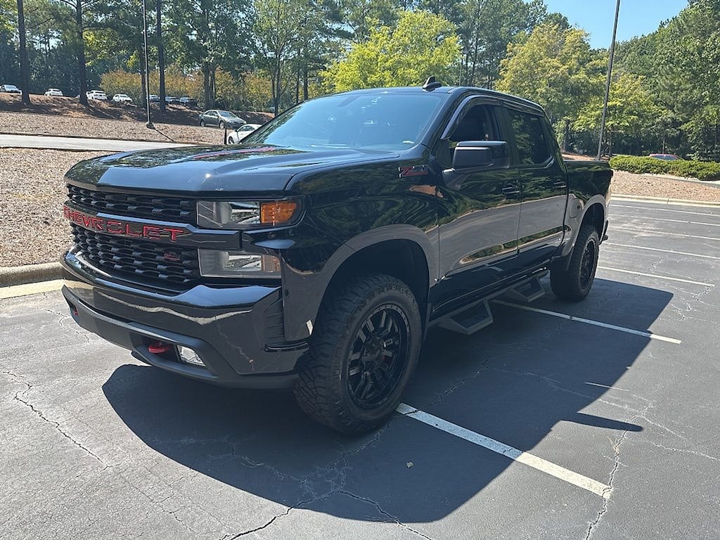 Used 2021 Chevrolet Silverado 1500 4WD Crew Cab Short Bed Custom Trail Boss Truck Crew Cab