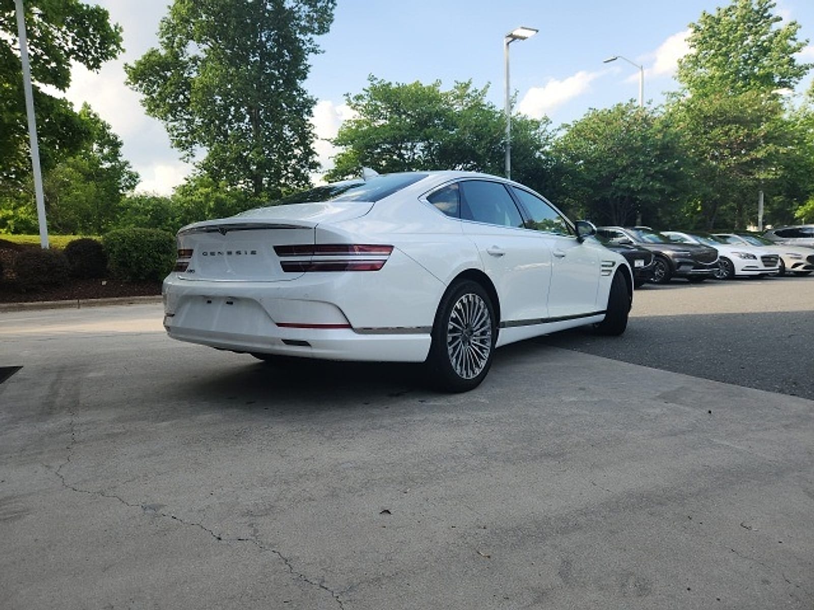 Used 2024 GENESIS Electrified G80 Base with VIN KMTGE4S16RU008463 for sale in Cary, NC