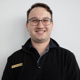 Staff member Patrick Robertson from efb90111b3d9