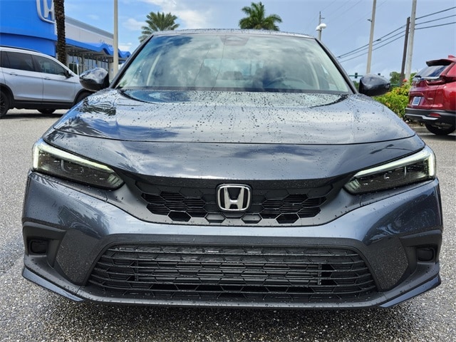 Certified 2024 Honda Civic Hatchback EX-L with VIN 19XFL1H73RE018277 for sale in Stuart, FL