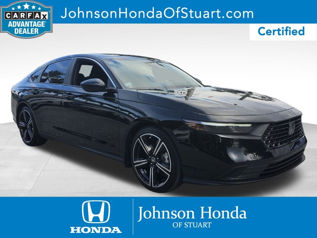 Certified 2025 Honda Accord Hybrid Sport Sedan