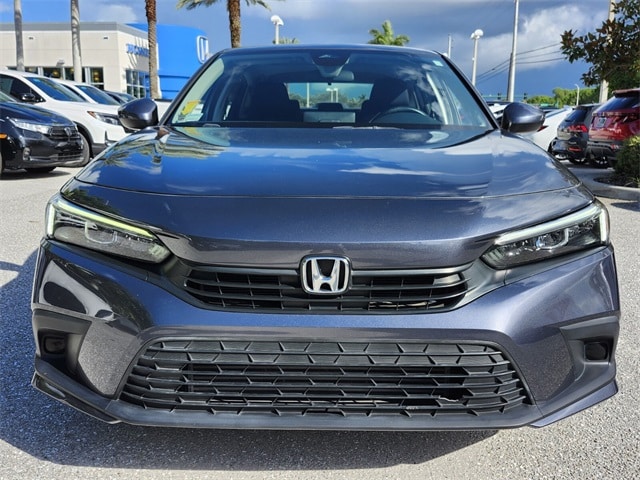 Certified 2022 Honda Civic EX with VIN JHMFE1F78NX000041 for sale in Stuart, FL