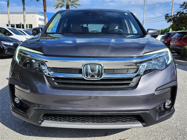 Used 2021 Honda Pilot EX-L with VIN 5FNYF5H56MB014488 for sale in Stuart, FL