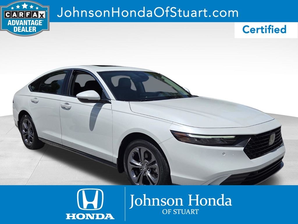 Certified 2024 Honda Accord Hybrid EX-L Sedan