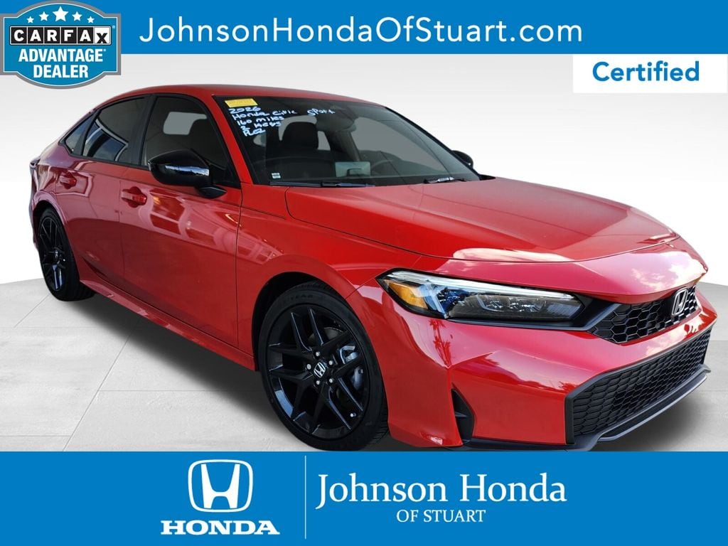 Certified 2026 Honda Civic Sport Sedan