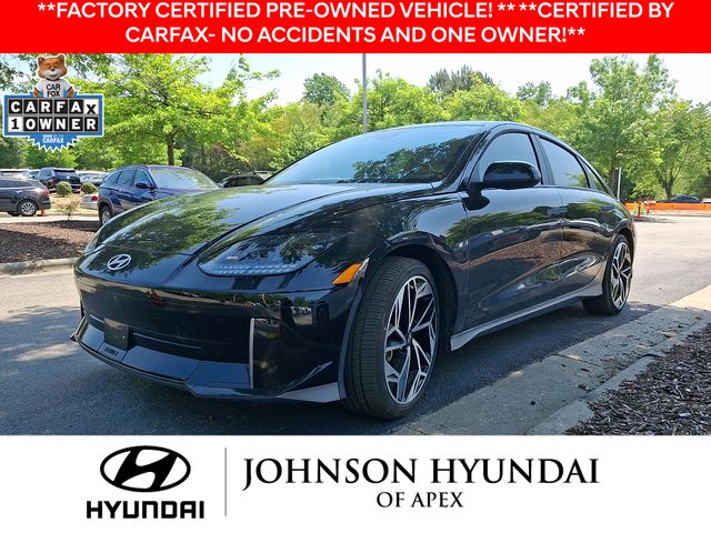 Certified 2024 Hyundai IONIQ 6 SEL with VIN KMHM34AA0RA073363 for sale in Apex, NC