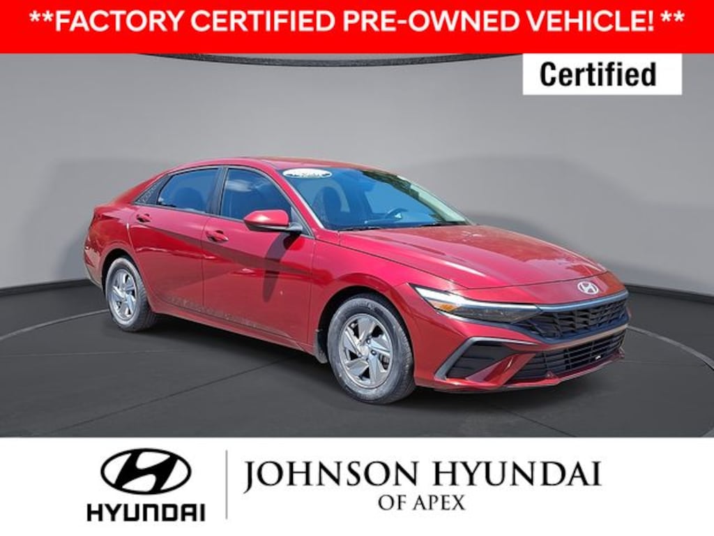 Certified 2024 Hyundai Elantra SE Sedan