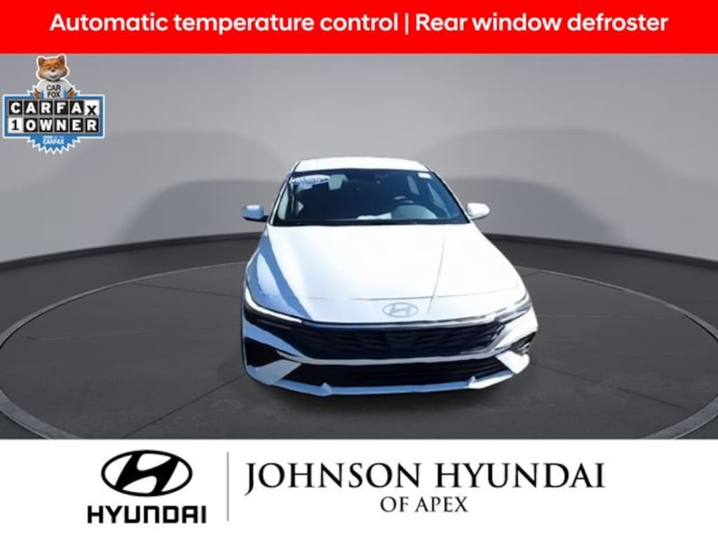 Certified 2025 Hyundai Elantra Hybrid Blue Sedan