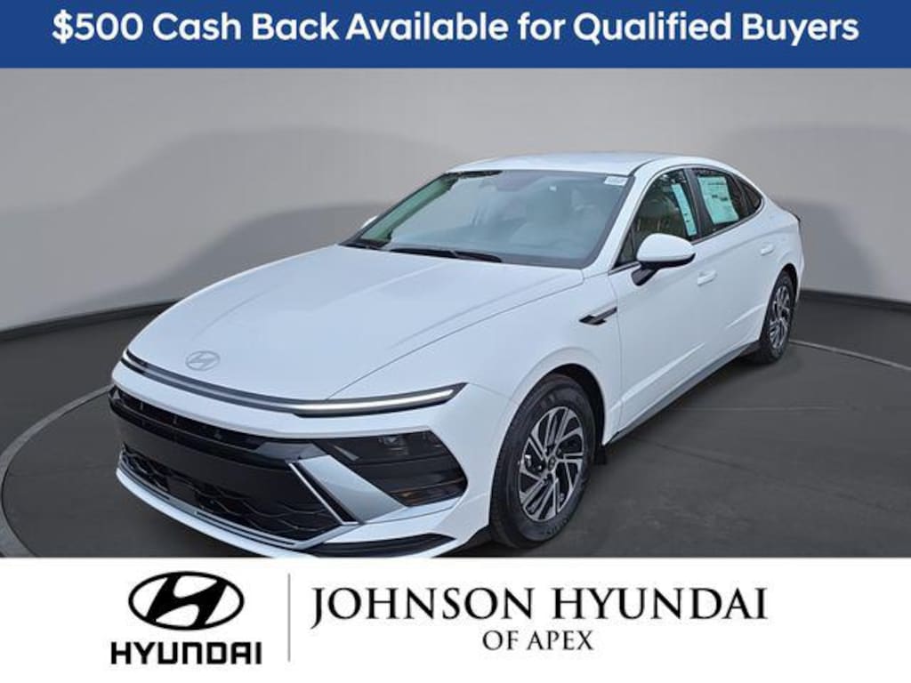 New 2026 Hyundai Sonata Hybrid Blue Sedan