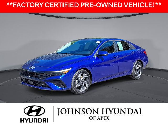 Certified 2024 Hyundai Elantra Limited Sedan