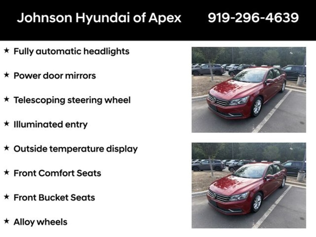 Used 2018 Volkswagen Passat 2.0T S Sedan