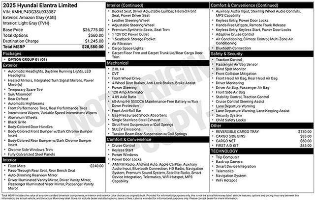 2025 Hyundai Elantra Limited - Photo 6