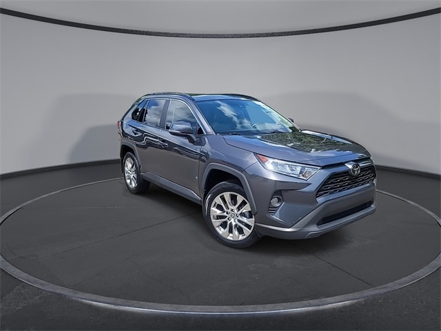 Used 2021 Toyota RAV4 XLE Premium with VIN 2T3C1RFV4MC163903 for sale in Apex, NC