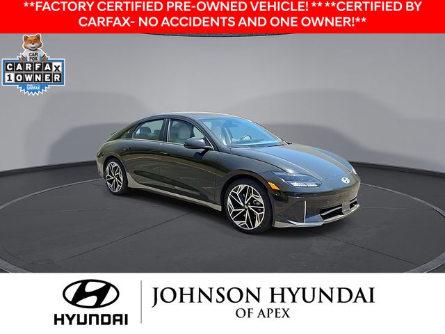 Certified 2023 Hyundai IONIQ 6 SEL with VIN KMHM34AAXPA021249 for sale in Apex, NC