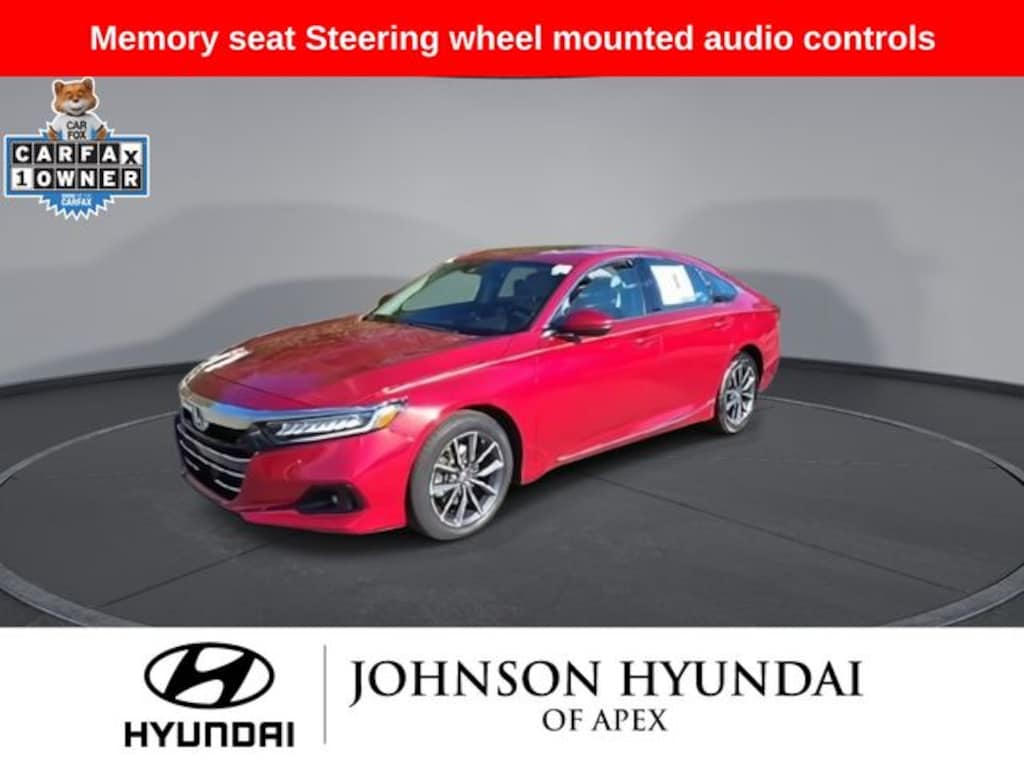 Used 2021 Honda Accord EX-L Sedan