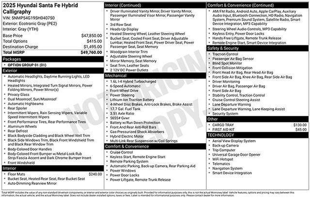 2025 Hyundai Santa Fe Calligraphy - Photo 6