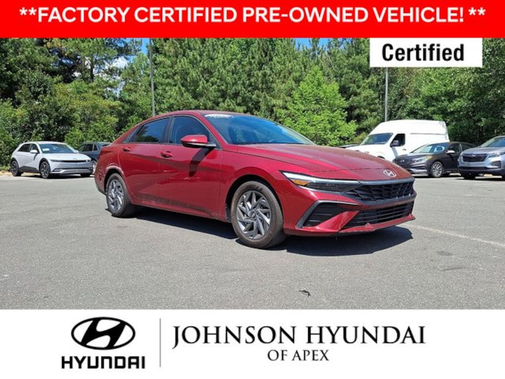Certified 2024 Hyundai Elantra SEL Sedan
