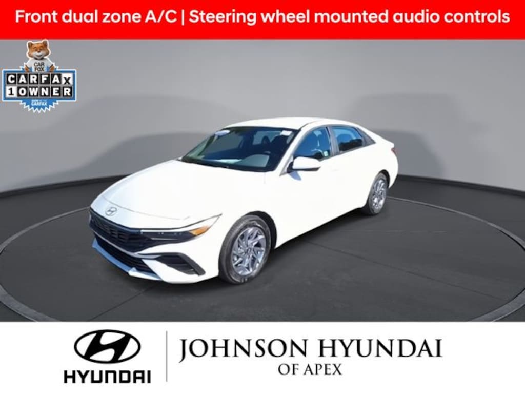 Certified 2025 Hyundai Elantra Hybrid Blue Sedan