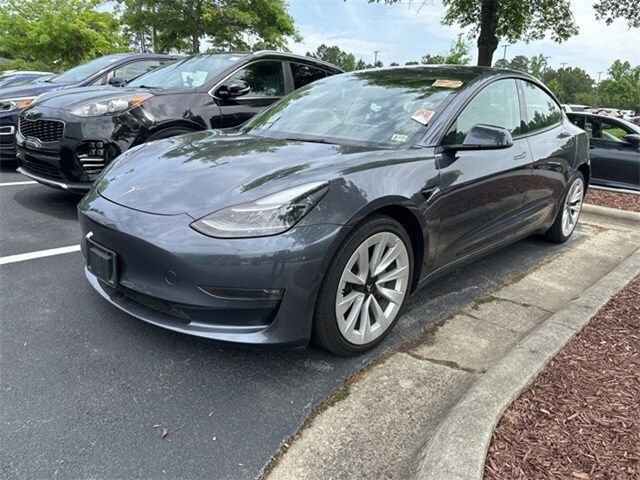 Used 2022 Tesla Model 3 Long Range with VIN 5YJ3E1EB9NF192641 for sale in Apex, NC