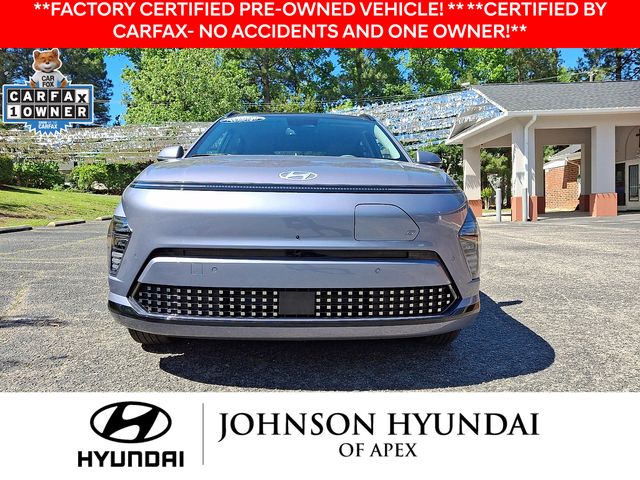 Certified 2024 Hyundai Kona EV Limited with VIN KM8HE3A64RU010394 for sale in Apex, NC
