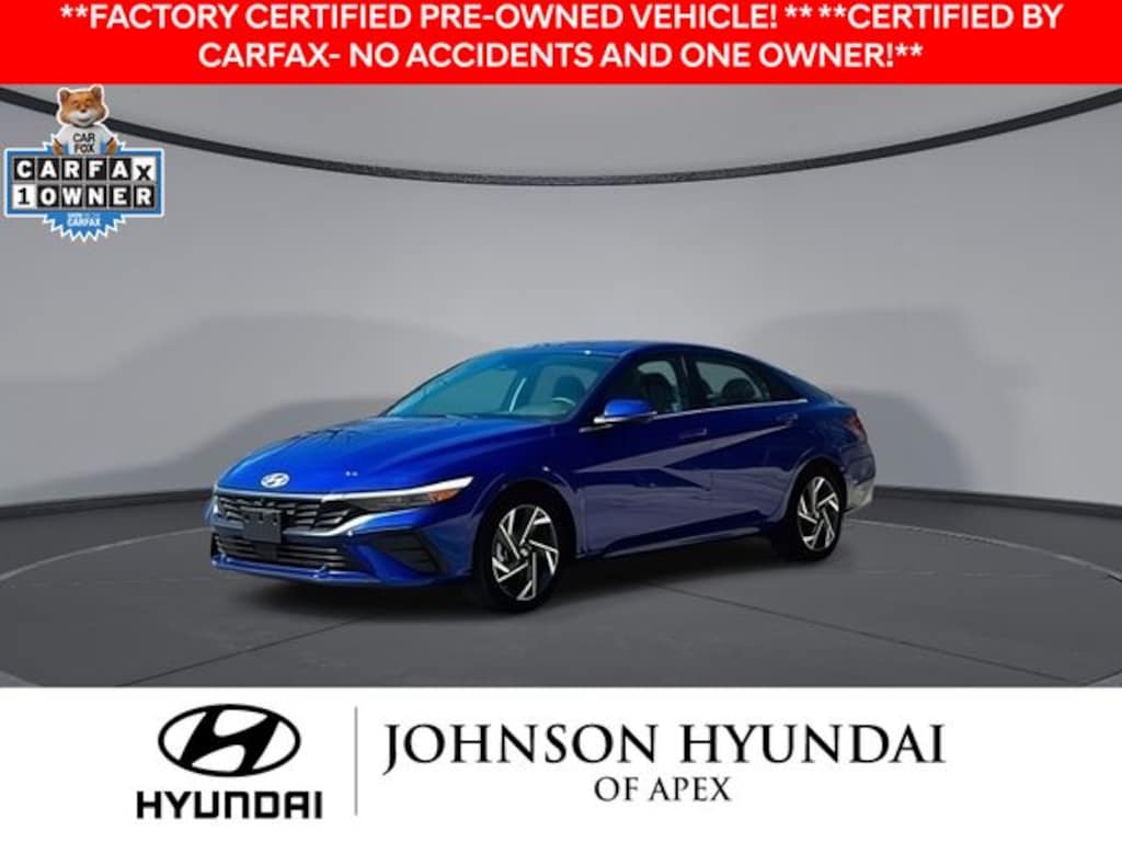 Certified 2025 Hyundai Elantra Limited Sedan