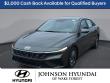 New 2026 Hyundai Elantra Hybrid Blue Sedan