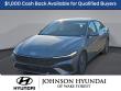 New 2026 Hyundai Elantra Hybrid Blue Sedan
