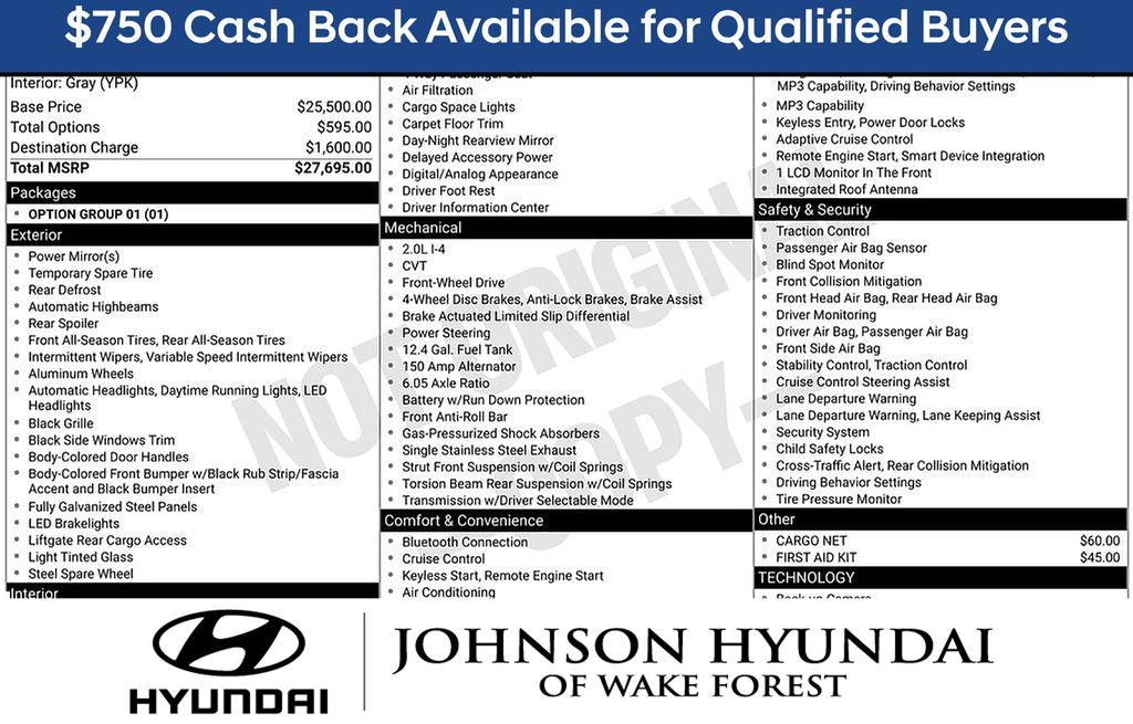 New 2026 Hyundai Kona SE FWD SUV