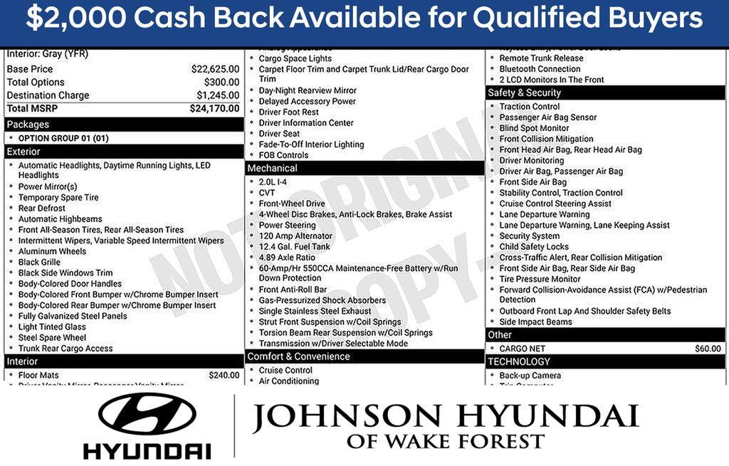 New 2026 Hyundai Elantra SE Sedan