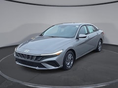 2025 Hyundai Elantra Hybrid Blue Sedan