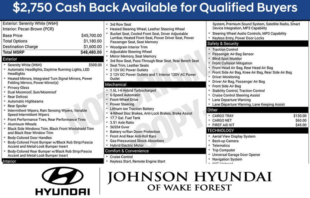 New 2026 Hyundai Santa Fe Hybrid Limited SUV