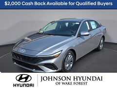 2026 Hyundai Elantra Hybrid Blue Sedan