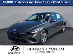 2026 Hyundai Elantra Hybrid Blue Sedan