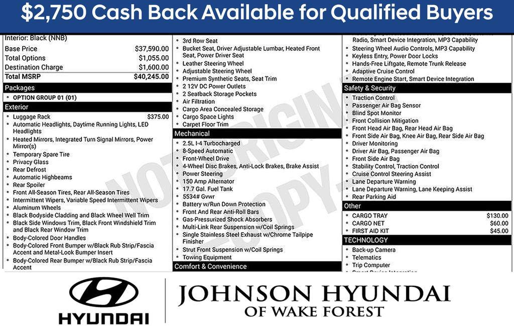 New 2026 Hyundai Santa Fe SEL FWD SUV