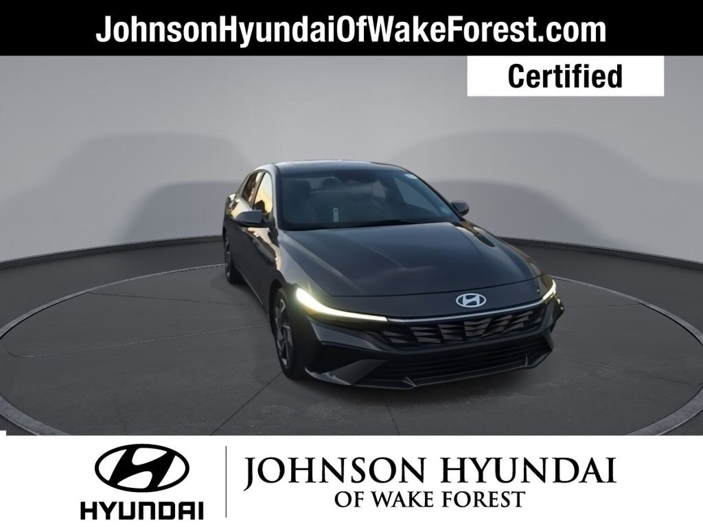 Certified 2024 Hyundai Elantra Hybrid Limited Sedan