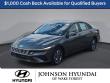 New 2026 Hyundai Elantra Hybrid Blue Sedan
