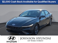 2026 Hyundai Elantra Hybrid Blue Sedan