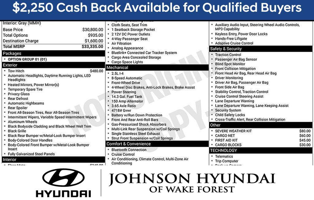 New 2026 Hyundai Tucson SEL FWD SUV