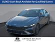 New 2026 Hyundai Elantra Hybrid Blue Sedan