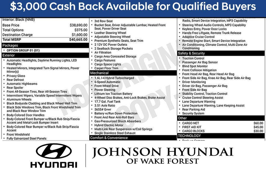 New 2026 Hyundai Santa Fe Hybrid SEL SUV