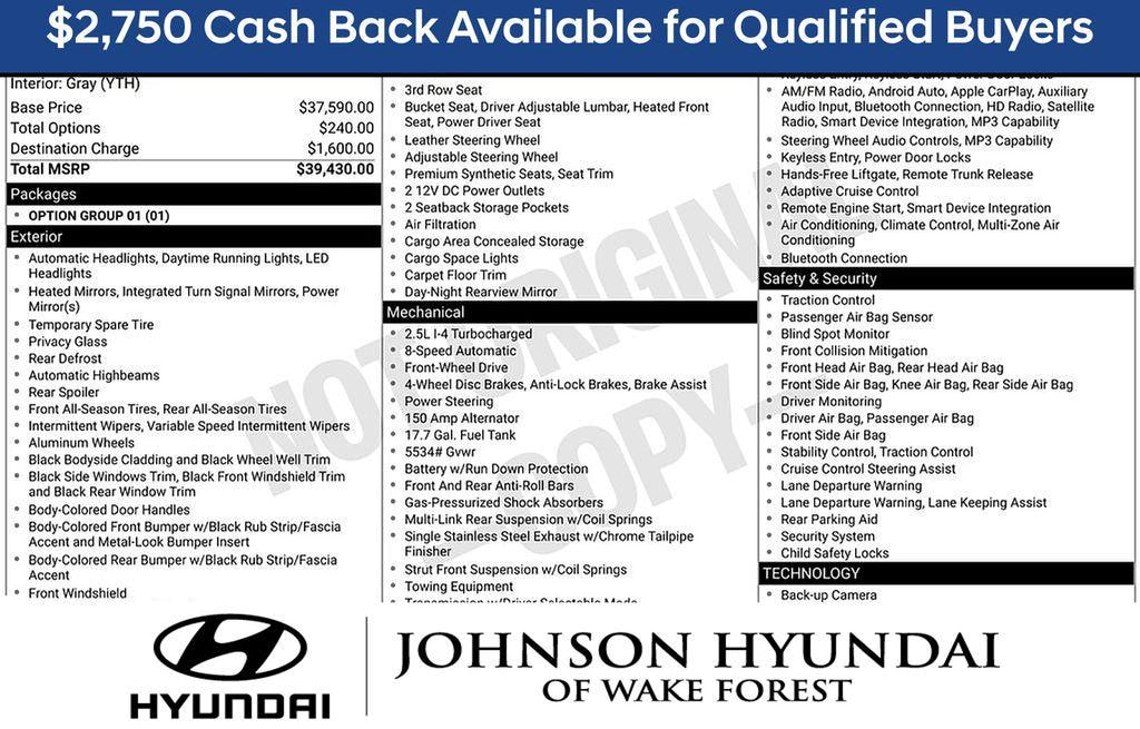 New 2026 Hyundai Santa Fe SEL FWD SUV