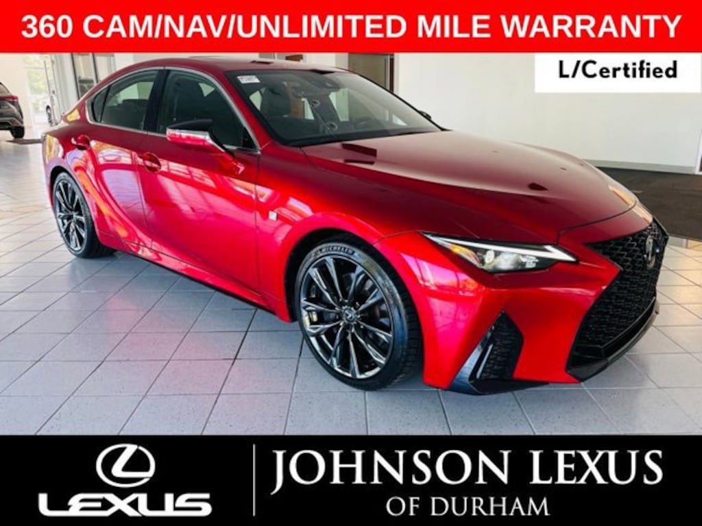 Certified 2023 Lexus IS 350 F SPORT Sedan