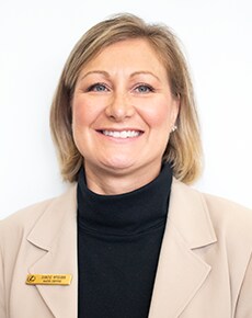 Staff member Sandie McGannn from 5e21614e84ec