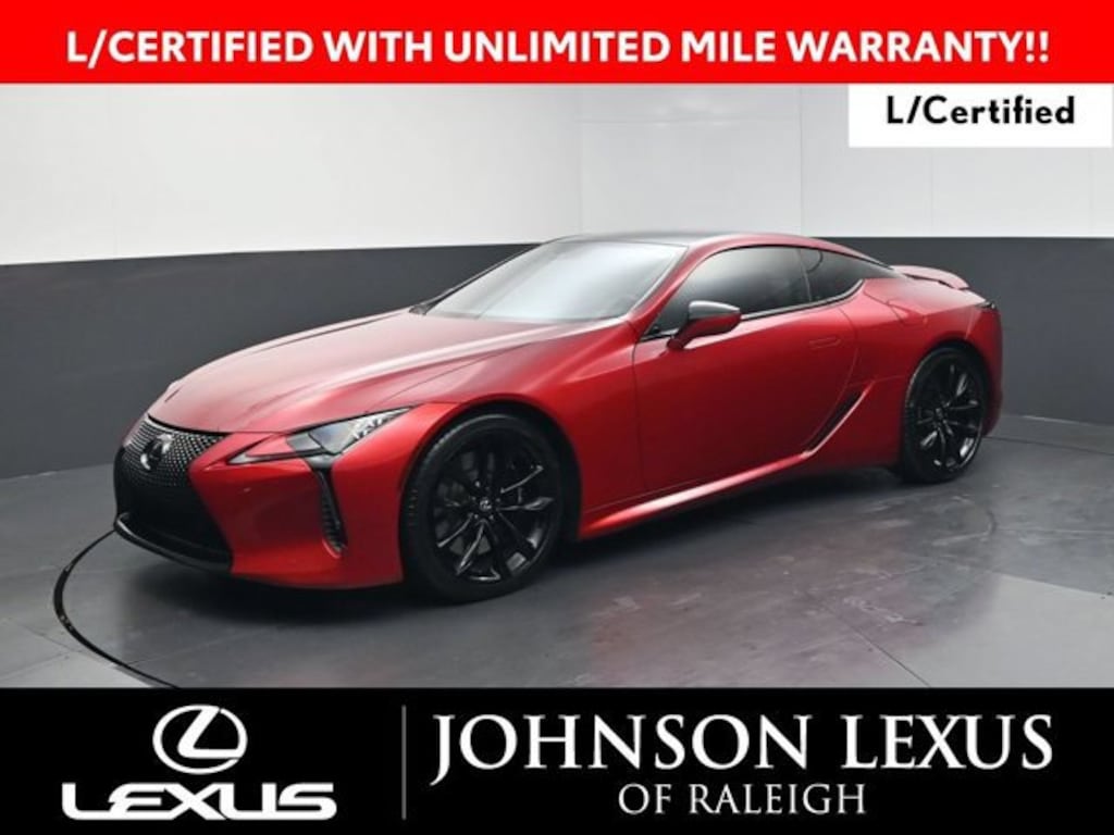 Certified 2022 Lexus LC 500 COUPE