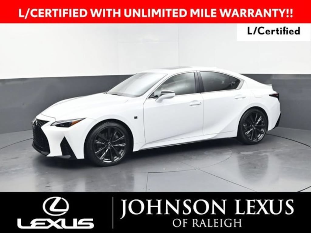Certified 2025 Lexus IS 350 F SPORT Design SEDAN