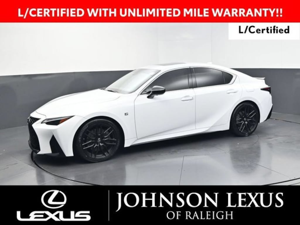 Certified 2021 Lexus IS 350 F SPORT SEDAN