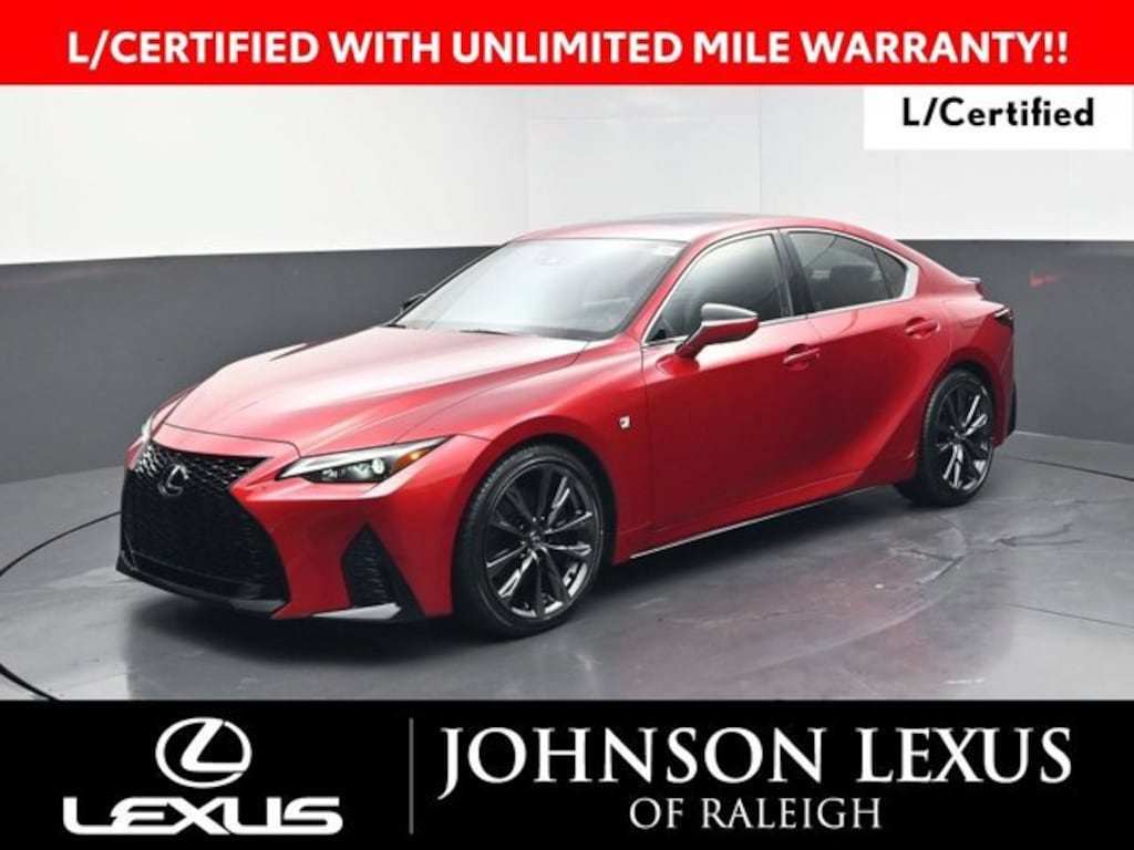 Certified 2023 Lexus IS 350 F SPORT SEDAN